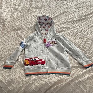 Disney Gray Cars Hoodie for Kids